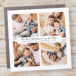 Magnet Pour Voiture Notre Premier Noël Dans Notre Nouvelle Maison Mode<br><div class="desc">Design est composé de typographie chic moderne avec sans serif et serif police. Ajoutez des photos personnalisées de la famille,  de la nouvelle maison et de l'année.</div>