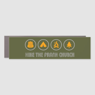 Magnet Pour Voiture Randonnée L'Église Frank Wilderness Idaho