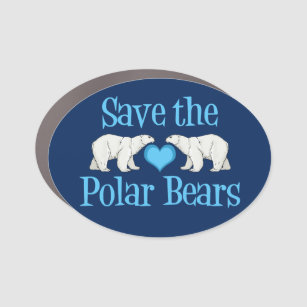 Magnet Pour Voiture Sauvez les ours polaires