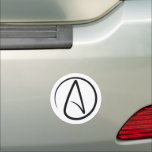 Magnet Pour Voiture Symbole athéisme - Symbole athée<br><div class="desc">Symbole de l'athéisme noir. Grand cadeau pour athée,  cadeau pour philosophe,  cadeau pour scientifique et idée cadeau pour athéisme cool.</div>