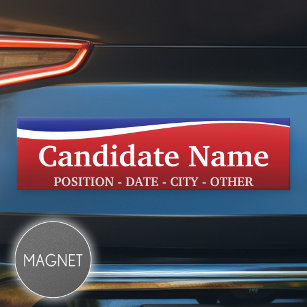 Magnet Pour Voiture Thème politique - Customisez ce Sticker pare-chocs
