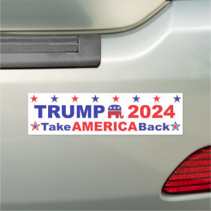 Magnet Pour Voiture TRUMP 2024 Reprendre l'Amérique