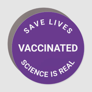Magnet Pour Voiture Vacciné, la science est réelle, sauver des vies vi