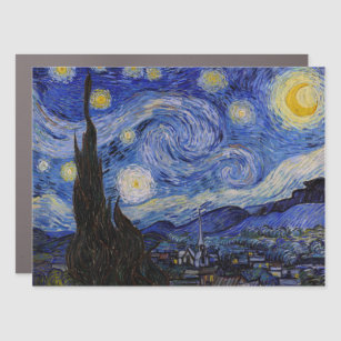 Magnet Pour Voiture Vincent Van Gogh - La nuit étoilée