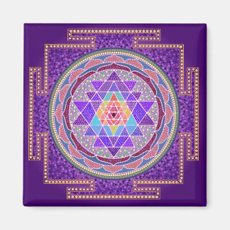 Magnet pourpre Sri Yantra