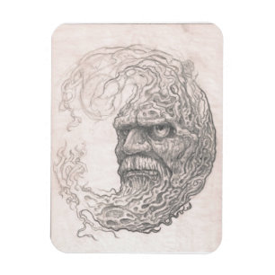 Magnet Premium de la lune en colère