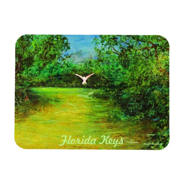 Magnet Premium de la spatule de mangrove (Horizontal)
