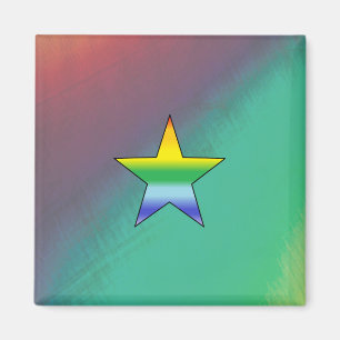 Magnet Rainbow Star