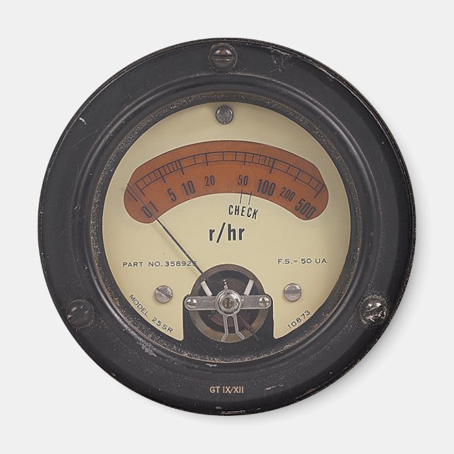 Magnet Raytheomètre du professeur Temple (Devant)