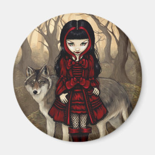 Magnet "Red Riding Hotte in Automne"