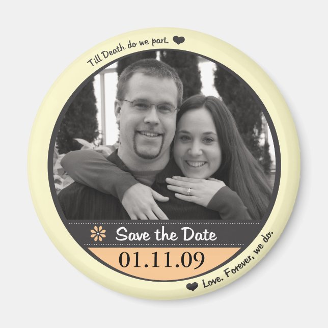 Magnet Réservez la date (Devant)