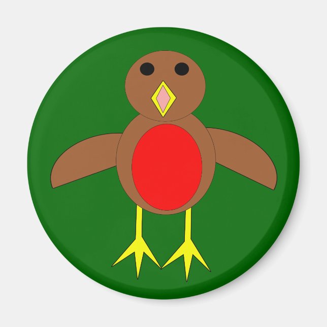 Magnet Robin de Noël (Devant)