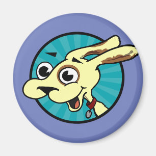 MAGNET ROND DE CHIEN FUNNÉ