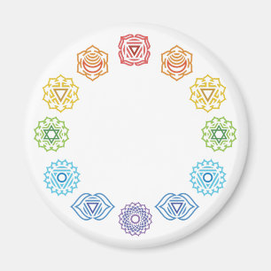 Magnet rond d'énergie Chakra