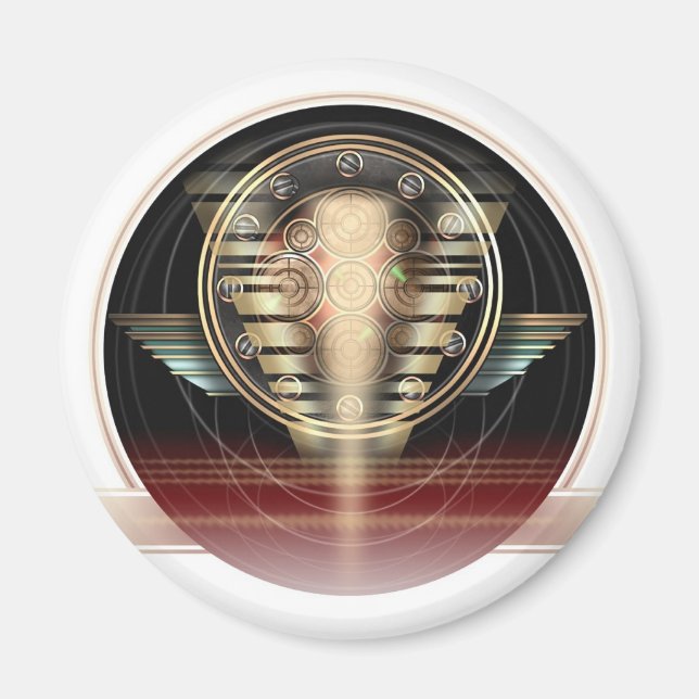 Magnet rond Dissolvo Ray (Devant)