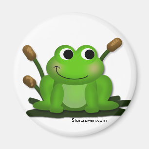 Magnet rond Froggy adorable
