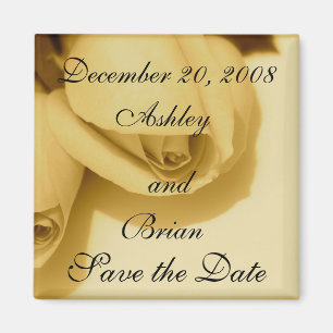 Magnet Rose de Sepia