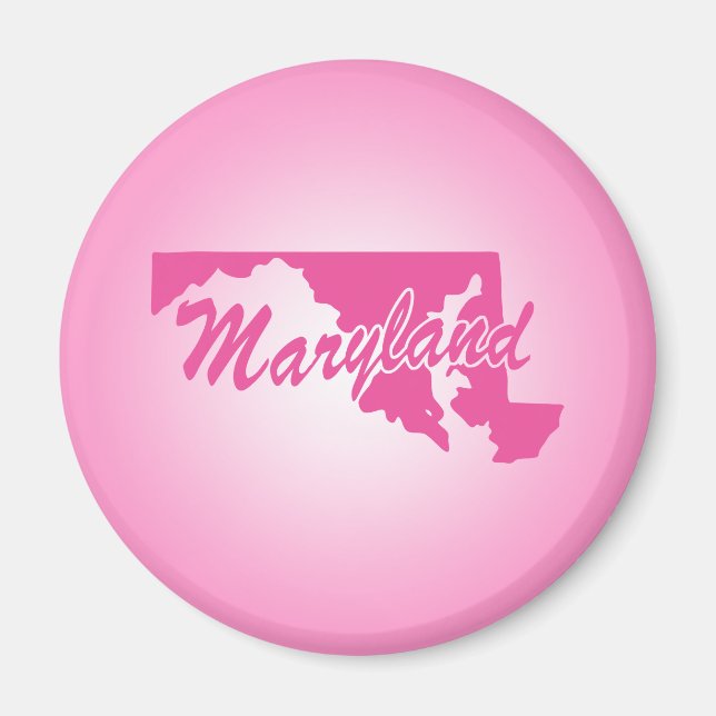 Magnet rose State Maryland (Devant)