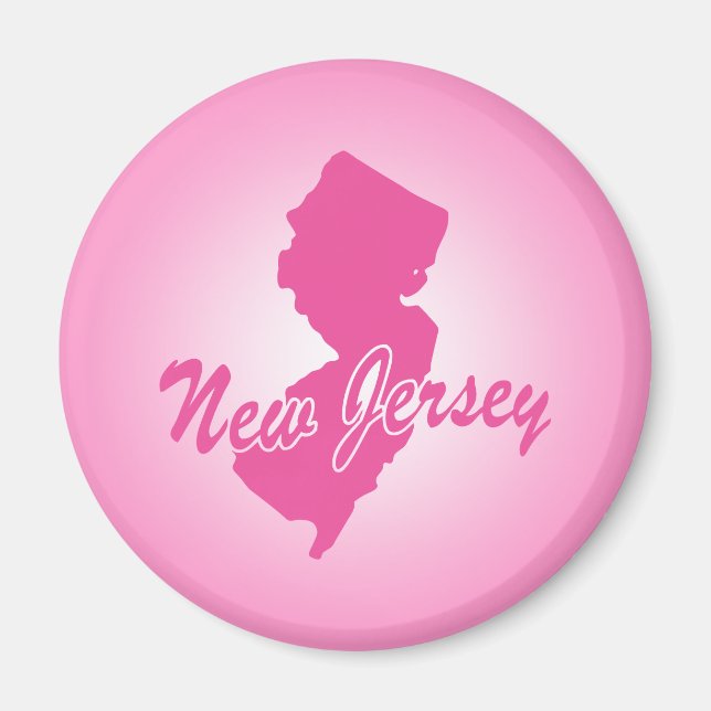 Magnet rose State New Jersey (Devant)