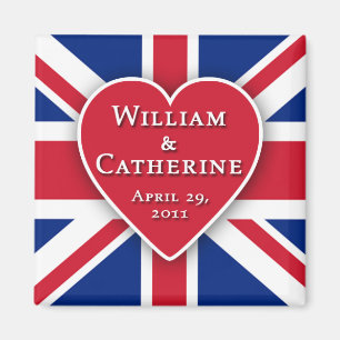 Magnet royal de mariage pour des cadeaux