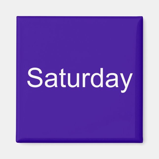 Magnet samedi (Devant)