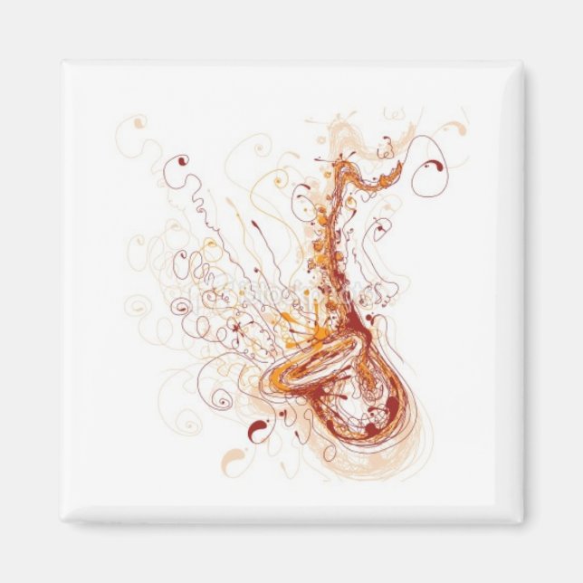 Magnet saxophone (Devant)