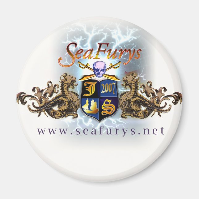 Magnet SeaFurys Shield (blanc) (Devant)