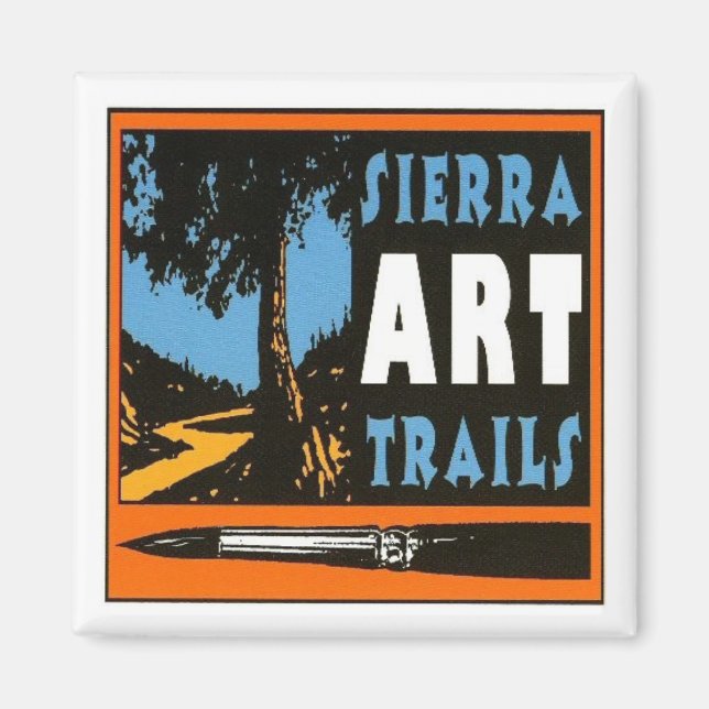 Magnet Sierra Art Trails (Devant)