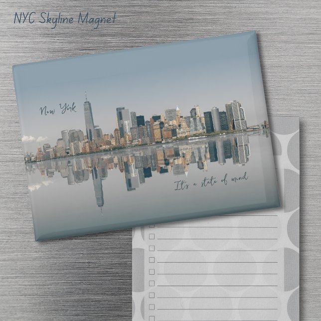 Magnet Skyline de New York (NY Skyline Its a State of Mind Magnet)