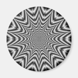 Magnet Super Nova en noir et blanc