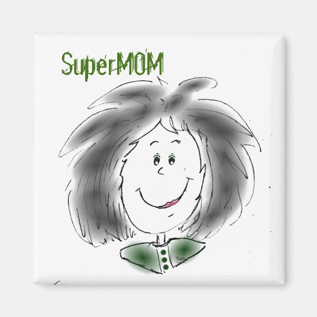 Magnet SuperMOM (Devant)