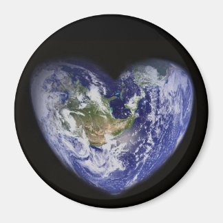 Magnet terrestre en forme de coeur