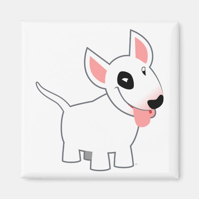 Magnet Terrier au dessin mignon (Devant)