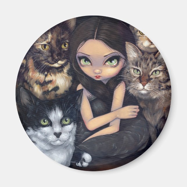 Magnet "Tout sur les chats" (Devant)