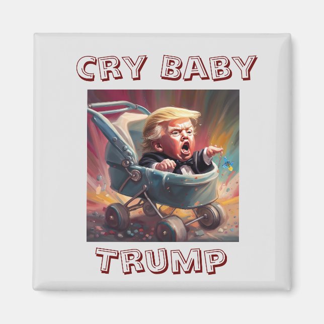 Magnet Trump Cry Baby (Devant)