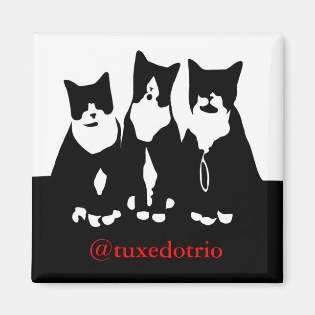 Magnet TuxedoTrio original (Devant)