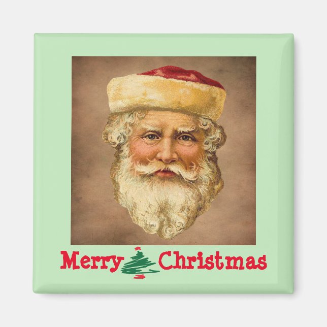 Magnet Vintage du Père Noël (Devant)