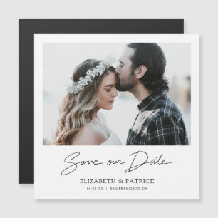Magnet Wedding Enregistrer la date Invitation