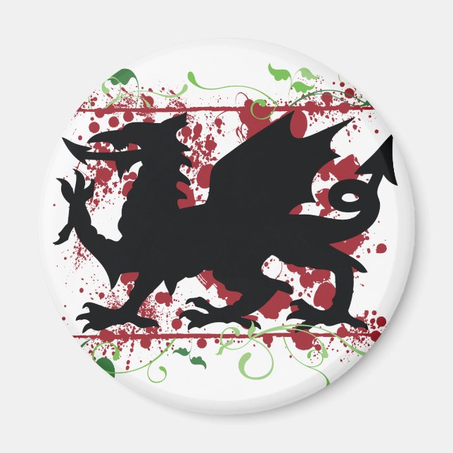 Magnet Welsh Dragon (Devant)