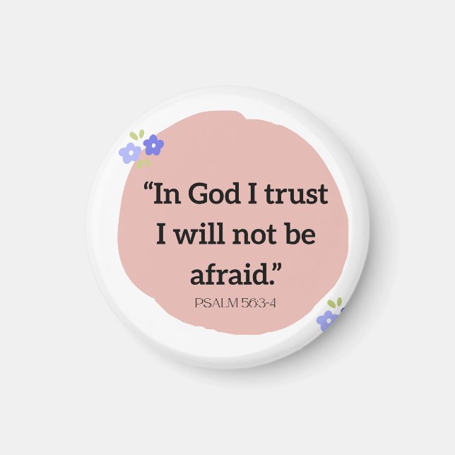 Magnet with Bible Verse (Devant)