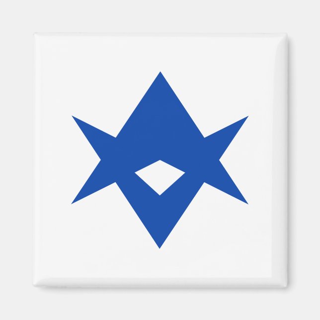 Magnet with Flag of Toyota City (Devant)