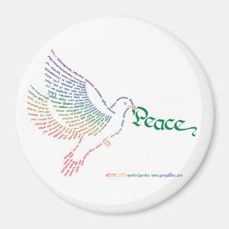 Magnet World Peace Dove
