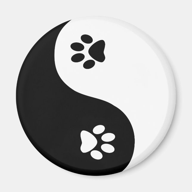 Magnet Yin Yang Paws (Devant)
