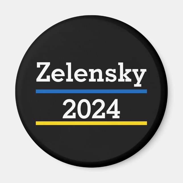 Magnet Zelensky 2024 (Devant)