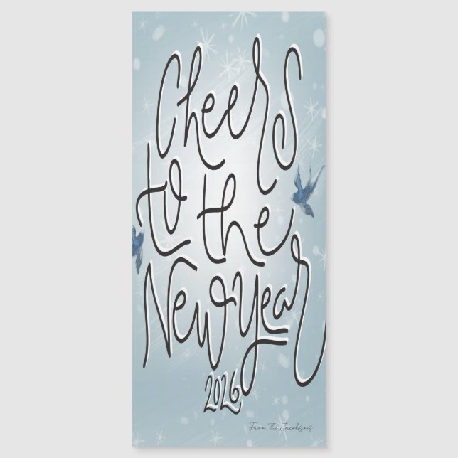 Magnetic Card new years (Devant)