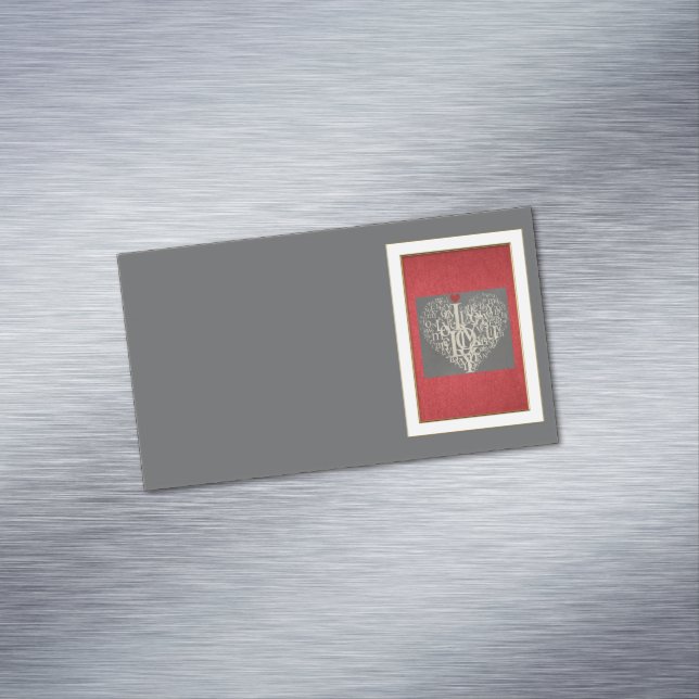 Magnétique Aimer le Carte de visite (In Situ)