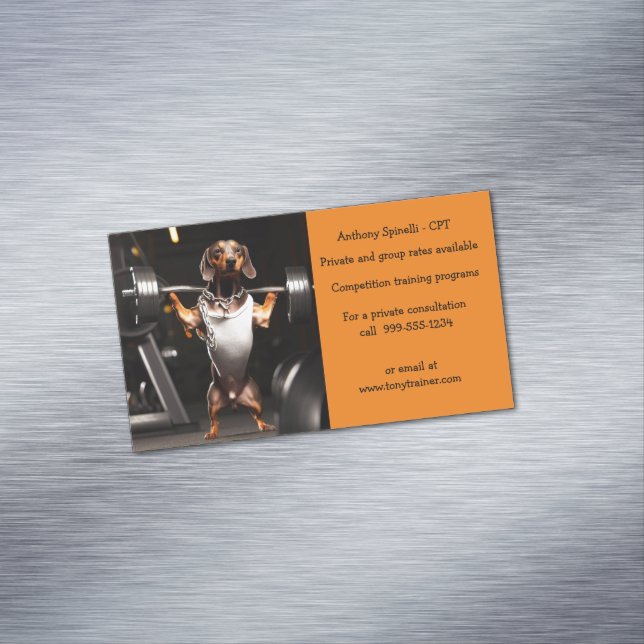 Magnétique Carte de visite Dachshund Lover (In Situ)