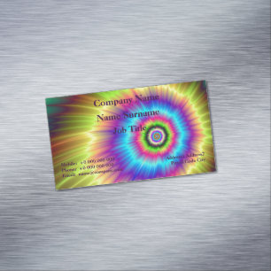 Magnétique Carte de visite d'explosion couleur colorant crava