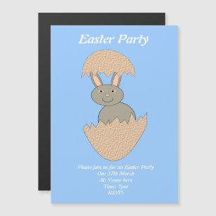 Magnétique Hachage de lapin de l'oeuf Weird Invitation person