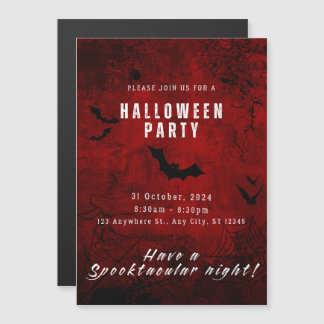 Magnétique Invitation à la fête d'Halloween